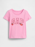 babyGap Logo T-Shirt-Parisian Pink Strawberries