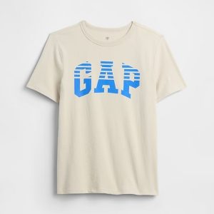 Kids Gap Graphic T-Shirt-Bedrock Beige