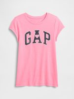 Kids Gap Logo T-Shirt-Neon Pink Rose