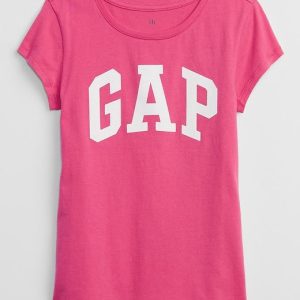 Kids Gap Logo T-Shirt-Wednesday Pink