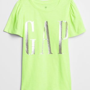 READYSTOCK Girl Kids Gap Logo T-Shirt - active yellow