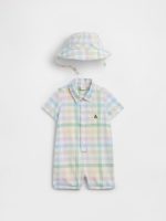 Baby Two-Piece Brannan Bear Outfit Set-New Off White Multi