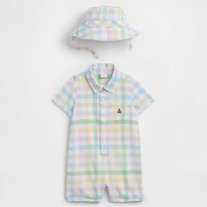 Baby Two-Piece Brannan Bear Outfit Set-New Off White Multi
