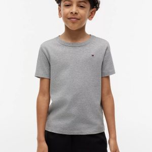Kids' Everyday Crewneck T-Shirt-Grey Heather
