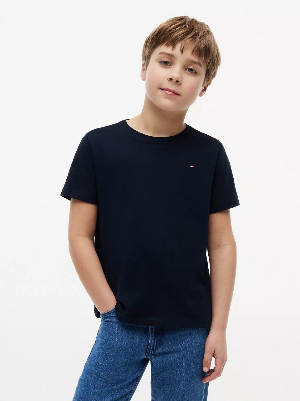 Kids' Everyday Crewneck T-Shirt-Navy