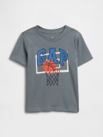 babyGap Graphic T-Shirt-Pilot Gray Basketball