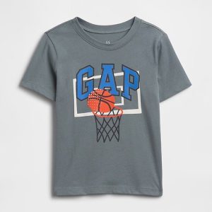babyGap Graphic T-Shirt-Pilot Gray Basketball