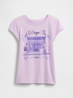 Kids Graphic T-Shirt-Pale Lilac Purple