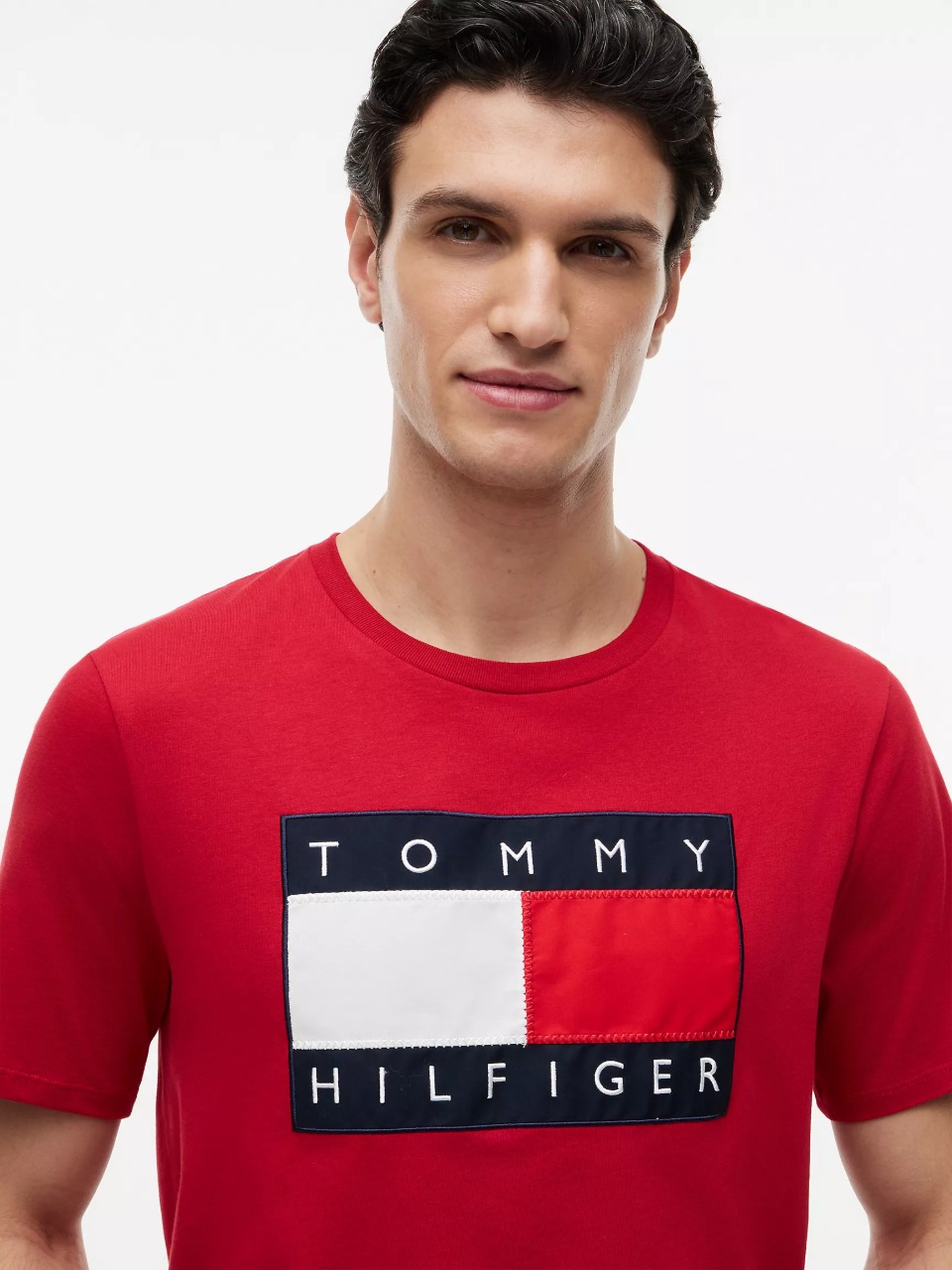 Big Flag Logo T-Shirt-Medium Red - Image 2