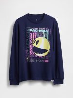 Kids Gamer Graphic T-Shirt-Vintage Games Navy