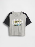 Baby & Toddler Hot Wheels Graphic Logo T-Shirt-Grey