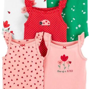 READYSTOCK 5-Pack Tank Bodysuits - Multi