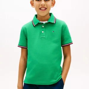 Kids' Tommy Wicking Polo-Olympic Green