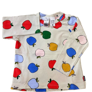 READYSTOCK Baby Tee Long Sleeve Sleep - Counting Apples