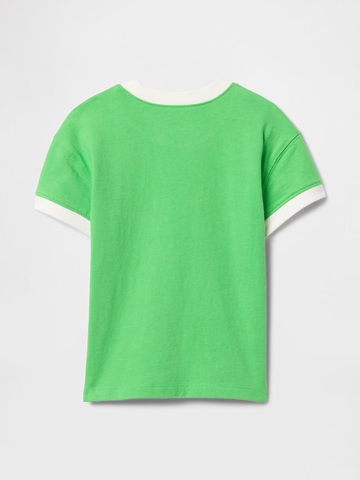 Baby & Toddler Camp Gap Ringer T-Shirt-Green - Image 2
