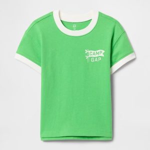 Baby & Toddler Camp Gap Ringer T-Shirt-Green