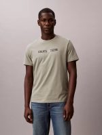 New York Script Logo Graphic Classic T-Shirt-Shadow