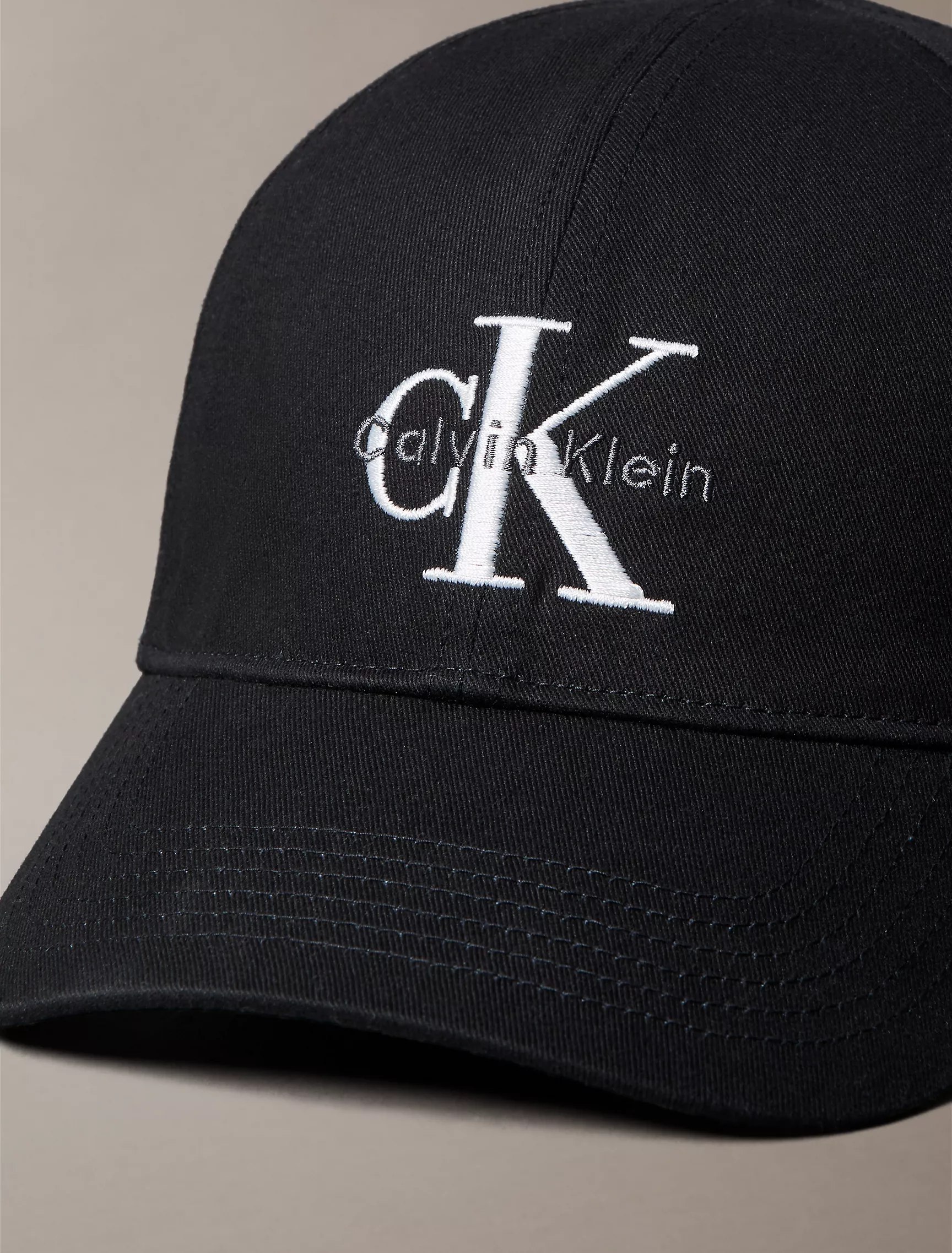 Embroidered Monologo Baseball Cap-Black - Image 4