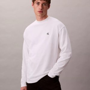 Monogram Relaxed T-Shirt-Bright White