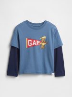 babyGap Graphic T-Shirt-Cornflower Blue Bear