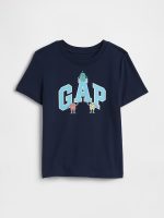 babyGap Logo T-Shirt-Tapestry Navy Robots