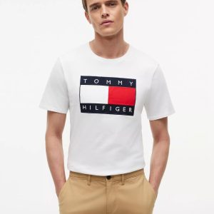 Big Flag Logo T-Shirt-Optic White