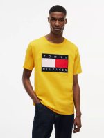 Big Flag Logo T-Shirt-Marigold Yellow