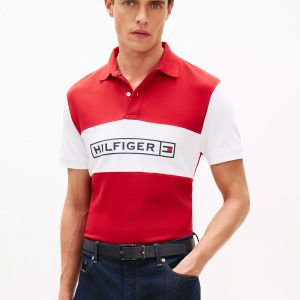 Regular Fit Wicking Pique Polo-Medium Red