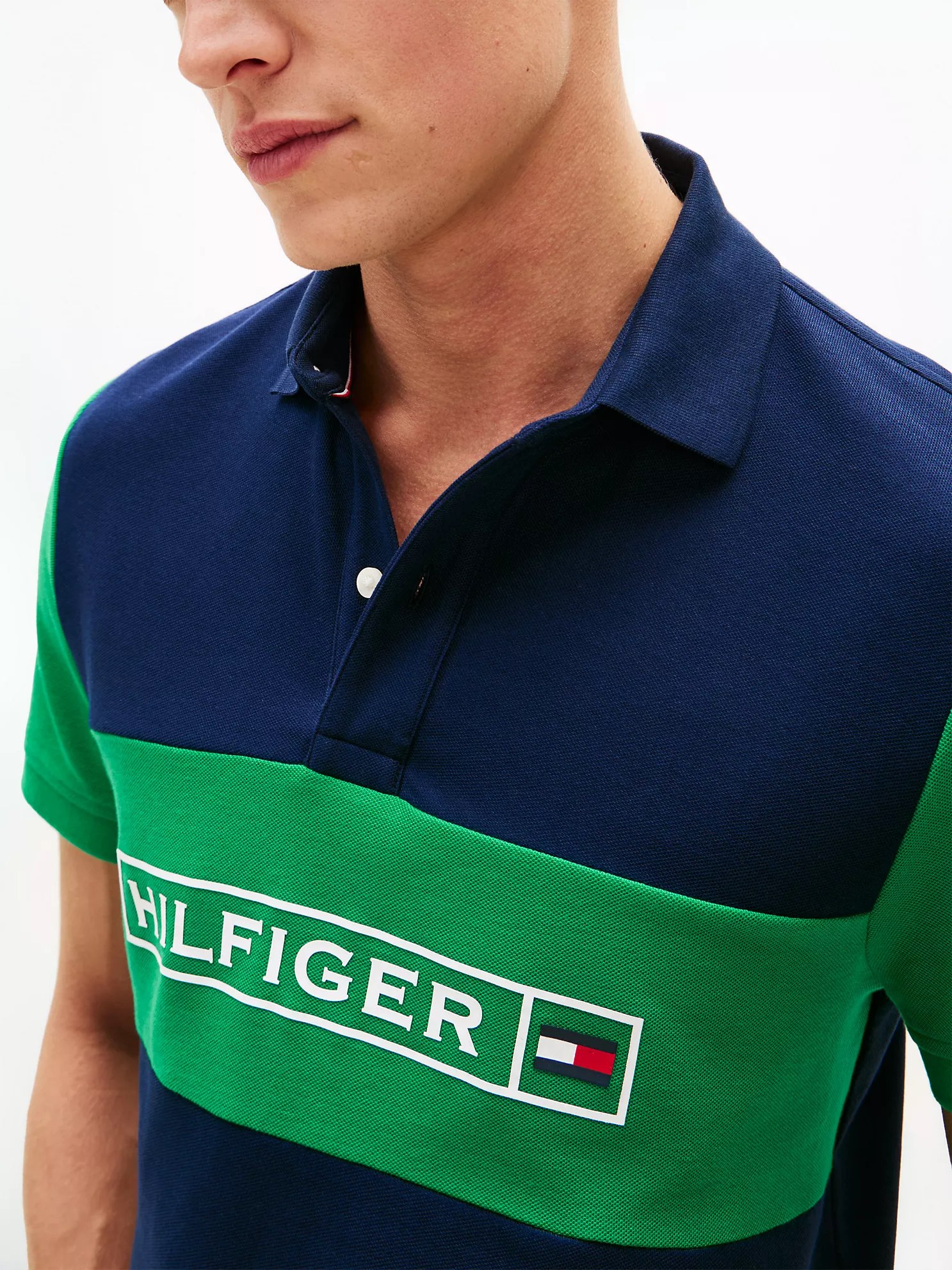 Regular Fit Wicking Pique Polo-Carbon Navy - Image 2