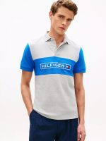 Regular Fit Wicking Pique Polo-Grey Heather