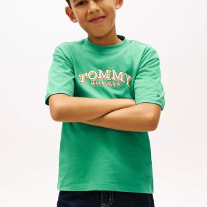 Kids' 3D Logo Graphic T-Shirt-Bahama Green