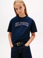 Kids' Hilfiger Logo T-Shirt-Dark Night Navy