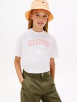 Kids' Hilfiger Logo T-Shirt-White