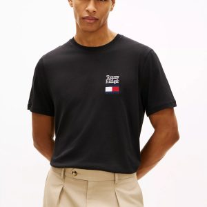 Stacked Logo T-Shirt-Black