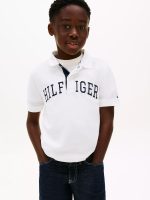 Kids' Hilfiger Graphic Polo-White
