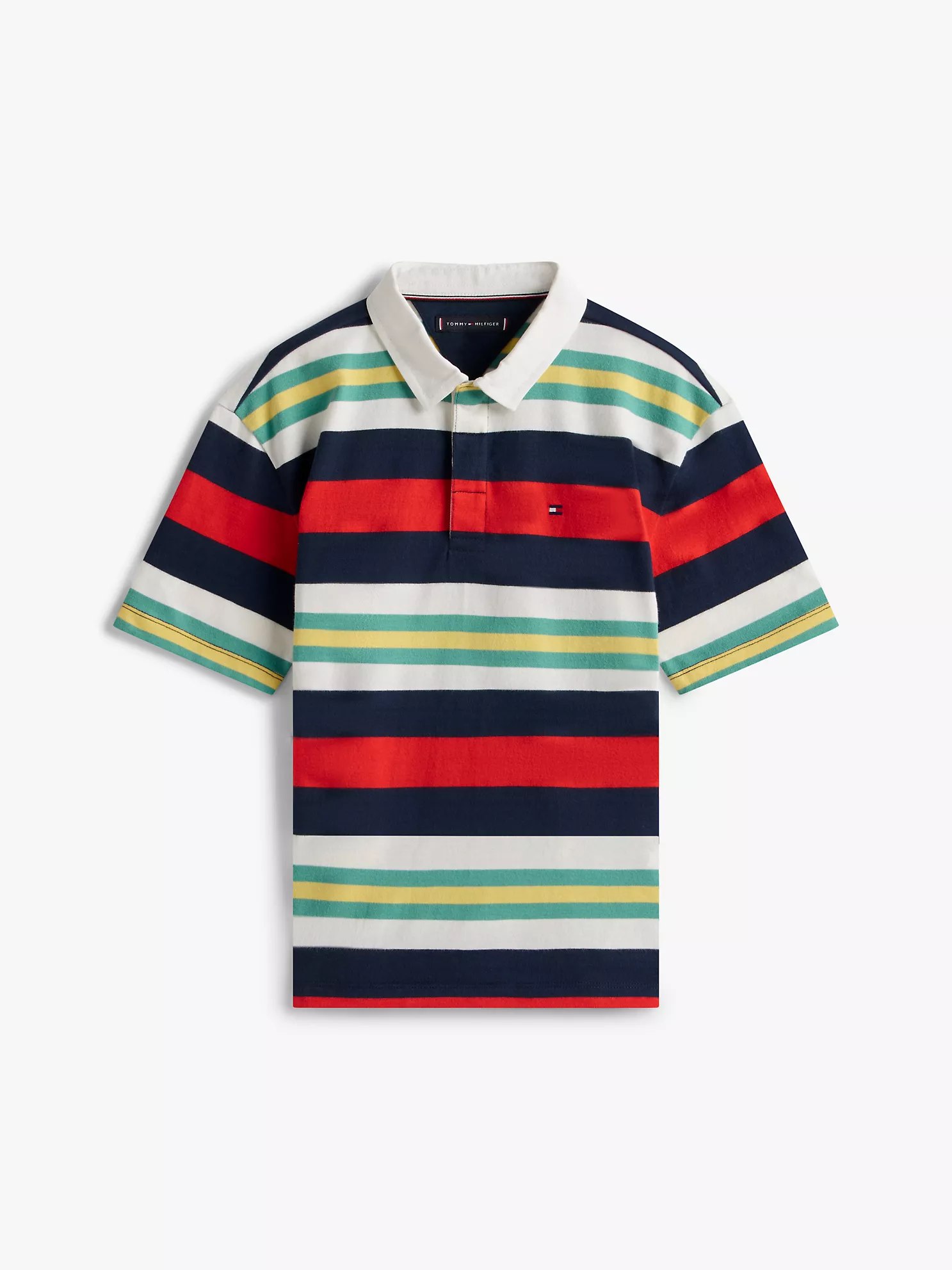 Kids' Stripe Rugby Polo-Mutli Stripe - Image 4