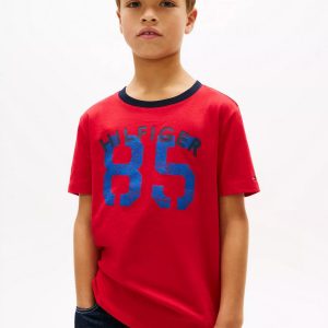 Kids' Hilfiger 85 T-Shirt-Primary Red