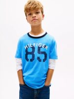Kids' Hilfiger 85 T-Shirt-Blue Spell