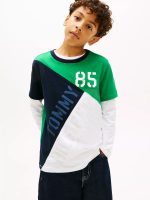 Kids' Tommy 85 Colorblock T-Shirt-Olympic Green