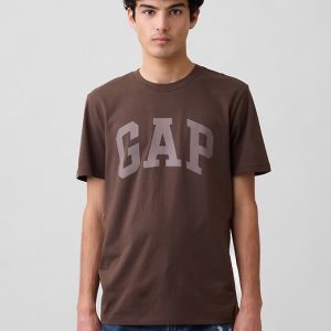 Everyday Soft Gap Logo T-Shirt-Ground Brown