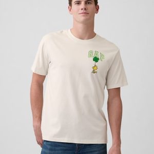 Gap | Peanuts Everyday Soft Relaxed Graphic T-Shirt-White