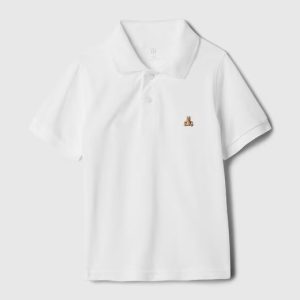 babyGap Pique Polo Shirt-White