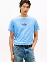 Hilfiger NY Logo T-Shirt-Blue Heather