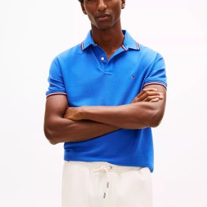 Regular Fit Tommy Wicking Polo-Dazzling Blue