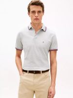 Regular Fit Tommy Wicking Polo-Light Grey Heather