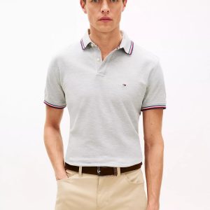 Regular Fit Tommy Wicking Polo-Light Grey Heather
