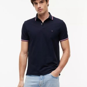 Regular Fit Tommy Wicking Polo-Navy