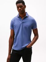 Regular Fit Tommy Wicking Polo-Faded Indigo