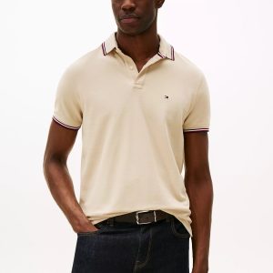 Regular Fit Tommy Wicking Polo-Classic Beige