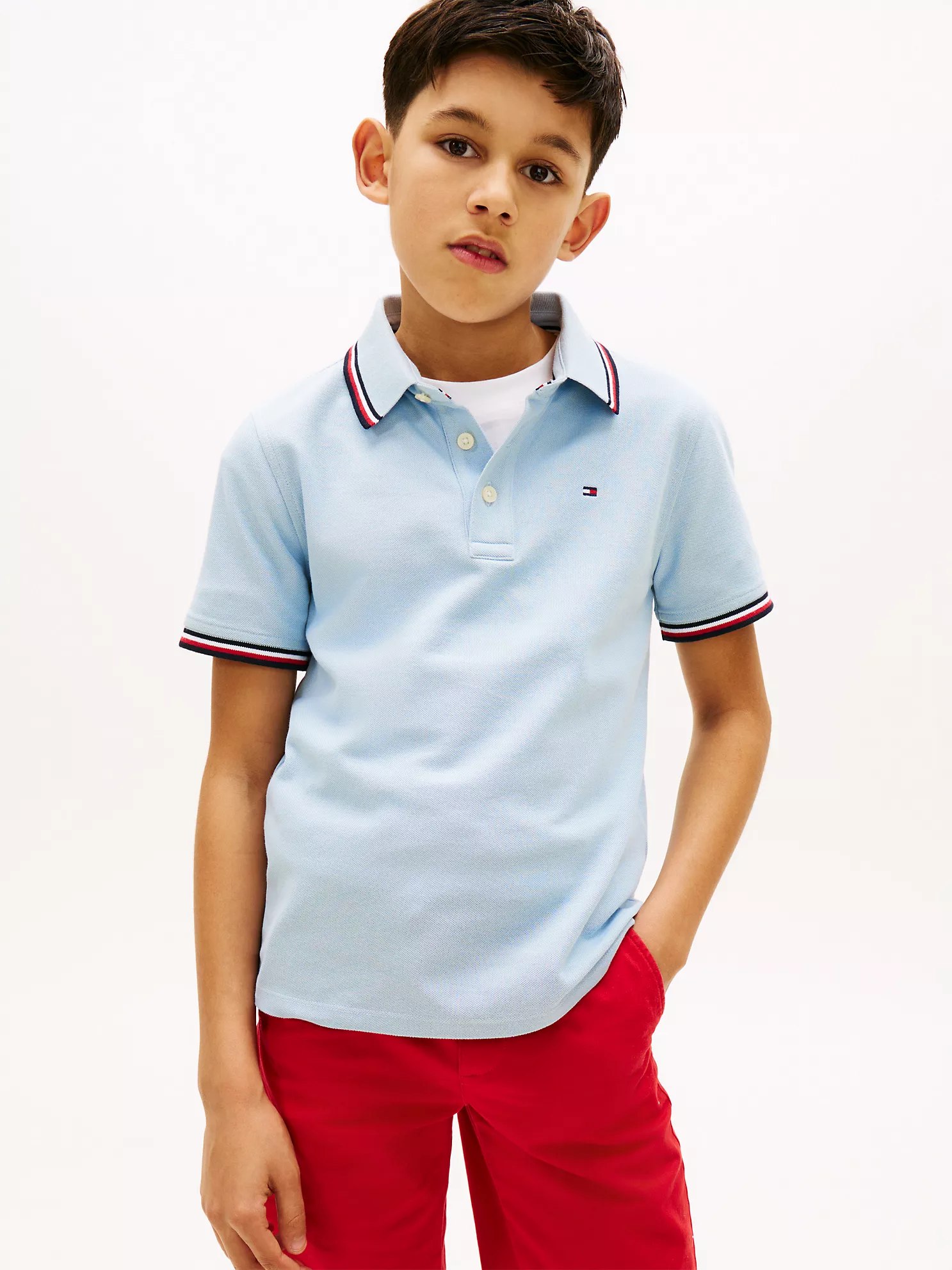 Kids' Tommy Wicking Polo-Rain Dance